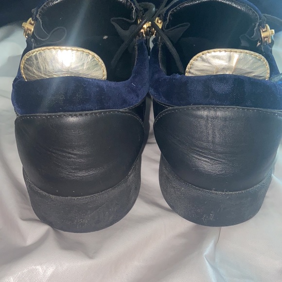 Giuseppe zanotti 11.5 navy blue black and gold - Picture 1 of 8